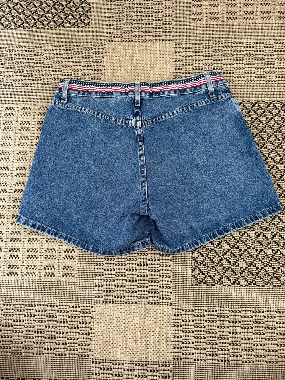 VTG U.S.A  waist band Tommy Hilfiger Y2K denim shorts - 14